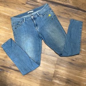 Levi’s 711 Skinny with Enamel Smiley Face and Star